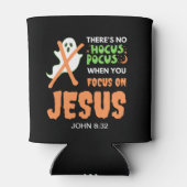 KEIN HOCUS POCUS Monogramm Christliches Halloween Dosenkühler (Rückseite)