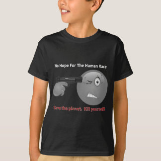 Kein Hoffnungemoticon-Logo T-Shirt