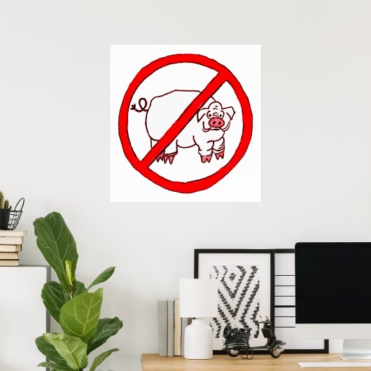 Kein Hogs-Kreis Poster (Heimbüro)