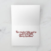 KEIN HONKING REINDEER HIER - ER SPRICHT ÜBER CHRIS KARTE (Innenseite)