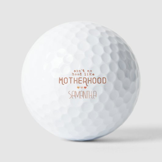 Kein Hood wie Mutterschaft Golfball (Vorderseite)