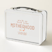 Kein Hood wie Mutterschaft Metall Brotdose (Rückseite)