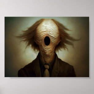 Kein Horror-Portrait Poster