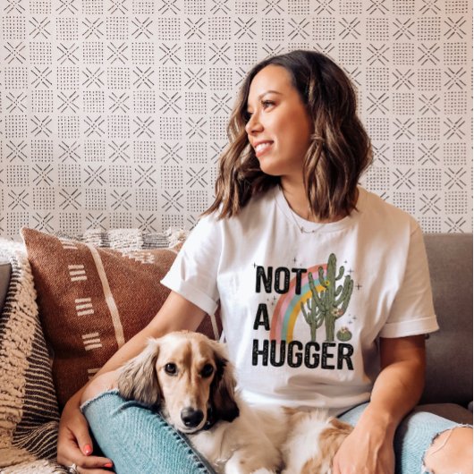 Kein Hugger Funny Cactus Southwest T-Shirt
