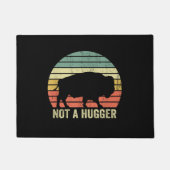 Kein Hugger Funny Yellowstone Buffalo Bison Intro Fußmatte (Vorderseite)