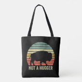 Kein Hugger Funny Yellowstone Buffalo Bison Intro Tasche (Rückseite)