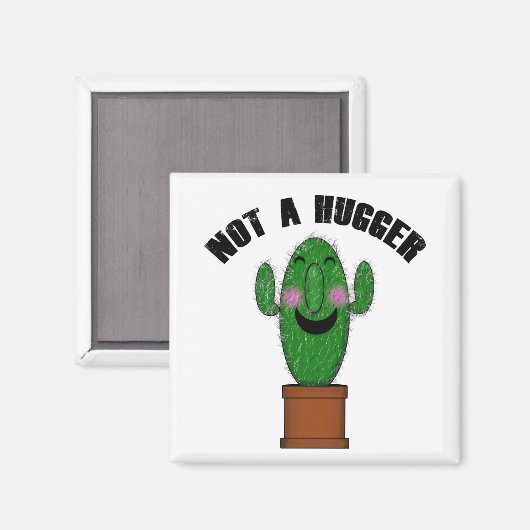 Kein Hugger Magnet (Vorderseite/Rückseite)