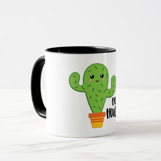 Kein Hugger Tasse (Vorderseite Links)