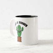 Kein Hugger Zweifarbige Tasse (Vorderseite Links)