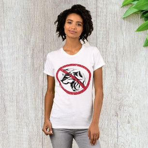 Kein Hund erlaubt Frauen T - Shirt