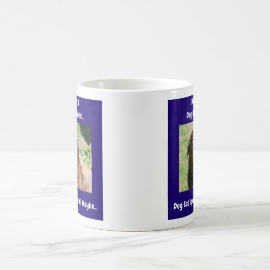 Kein Hund isst Hundewelt Kaffeetasse (Mittel)