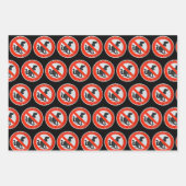 Kein Hund Kacke Sign Novelty Geschenkpapier Set (Vorderseite 2)