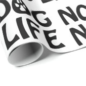 KEIN HUND KEIN LEBEN GESCHENKPAPIER (Rolleneckpunkt)