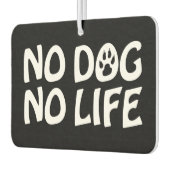 KEIN HUND KEIN LEBENSLUFTFRISCHER AUTOLUFTERFRISCHER (Links)