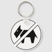 Kein Hund Schlüsselanhänger (Rückseite)