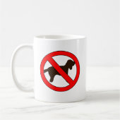 Kein Hunde-Zeichen Kaffeetasse (Links)