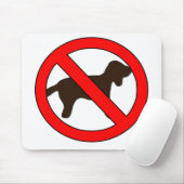 Kein Hunde-Zeichen Mousepad (Mit Mouse)