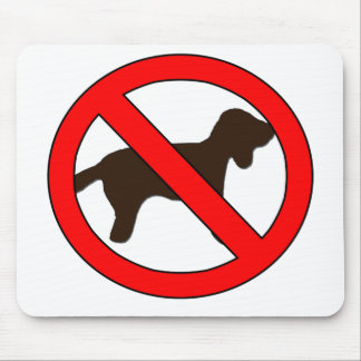 Kein Hunde-Zeichen Mousepad