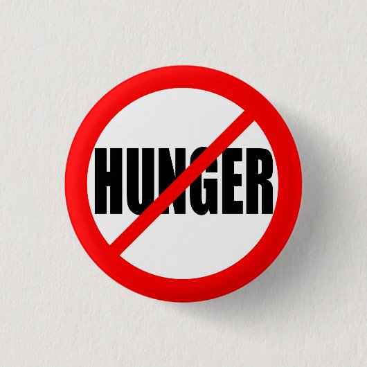 "KEIN HUNGER " BUTTON (Vorderseite)