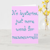 Kein Hysterics, gerade mehr Geb5rmutter für Karte (Gelbe Blume)