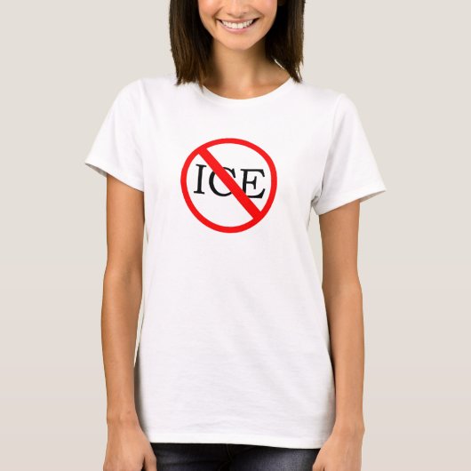 "KEIN ICE" Damen T-Shirt (Vorderseite)