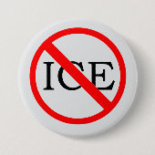 "KEIN ICE"-Knopf Button (Vorderseite)