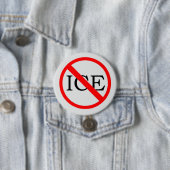 "KEIN ICE"-Knopf Button (Beispiel)
