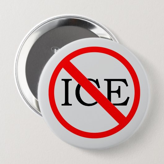 "KEIN ICE" Knopf Button (Vorne & Hinten)