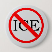 "KEIN ICE" Knopf Button (Vorderseite)