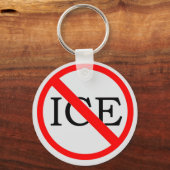 "KEIN ICE" Schlüsselanhänger (Vorderseite)