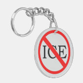 "KEIN ICE" Schlüsselanhänger (Vorderseite links)