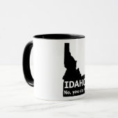 Kein Idaho, Sie DA Ho Tasse (Vorderseite Links)