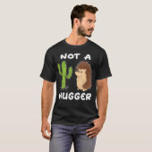 Kein Igel mit Hugger Tshirt Cactus Introvert T-Shi (Vorne ganz)