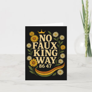 Kein Imitat King Way 86_47 Resist 70er Retro Flora Karte