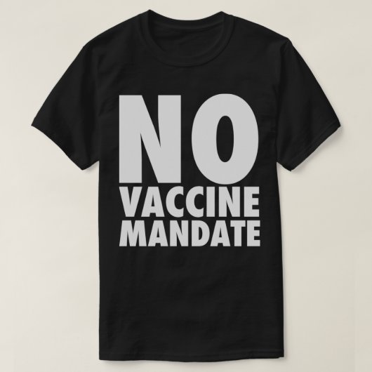 Kein Impfmandat T-Shirt (Design vorne)