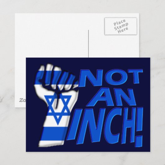 Kein Inch Postkarte (Vorne/Hinten)