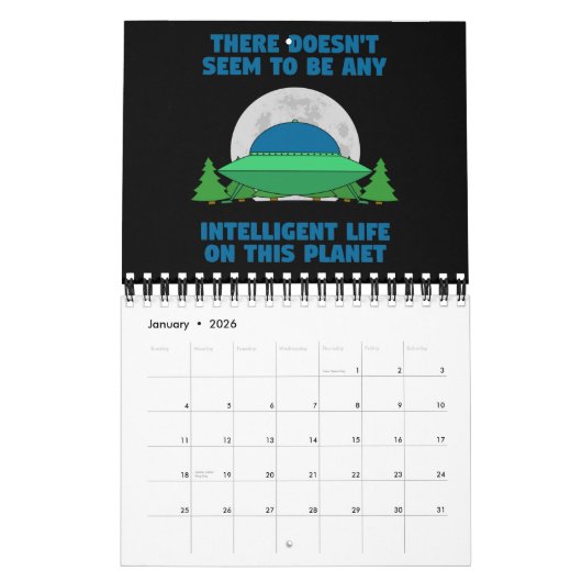 kein intelligentes Leben Kalender (Jan 2026)