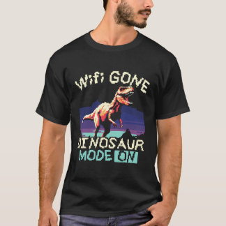 Kein Internet Dinosaur Lover Paleontology Prehisto T-Shirt