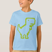 Kein Internet Dinosaurier T-Shirt (Vorderseite)