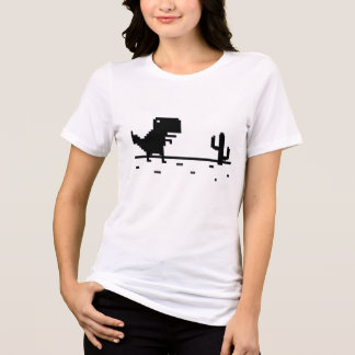 Kein Internet-Dinosaurier Tri-Blend Shirt