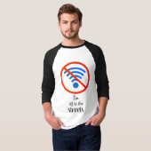 "Kein Internet? Kein Problem!", Funny Cyber offlin T-Shirt (Vorne ganz)