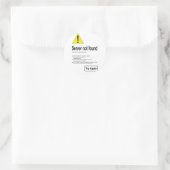 Kein Internetzugang - Aufkleber (Tasche)