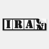 Kein Iran Krieg Irak Nahost Anti-Krieg Autoaufkleber (Vorne)