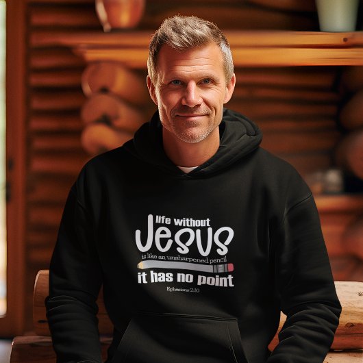 KEIN JESUS KEIN PUNKT Christlicher Glaubenssatz Mä Hoodie