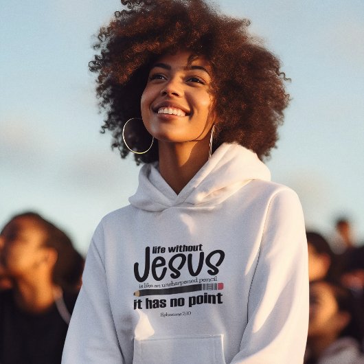 KEIN JESUS? NEIN PUNKT! Christlicher Glaubenssatz Hoodie