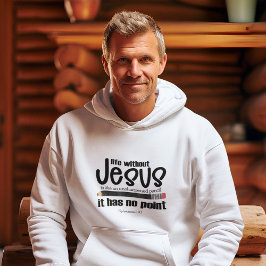 KEIN JESUS? NEIN PUNKT! Christlicher Glaubenssatz  Hoodie