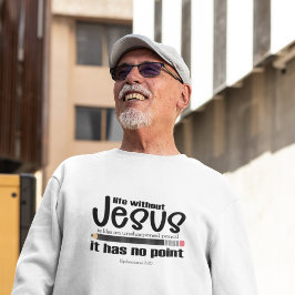 KEIN JESUS? NEIN PUNKT! Christlicher Glaubenssatz  Sweatshirt
