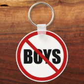 Kein Jungs erlaubt Icon-Schlüsselanhänger Schlüsselanhänger (Vorderseite)