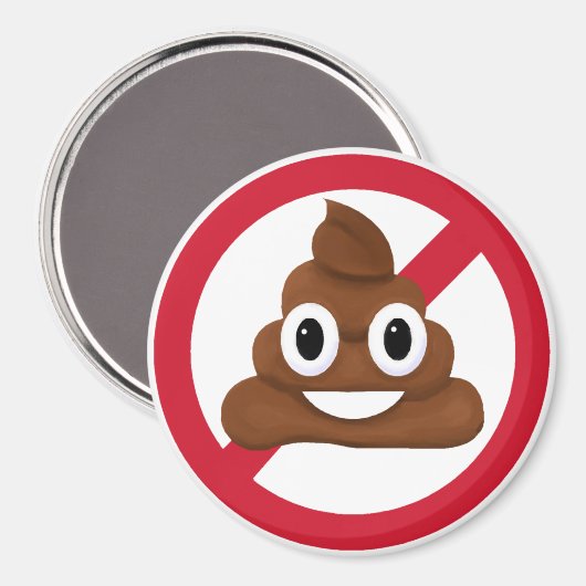 Kein Kack Magnet (Vorderseite/Rückseite)