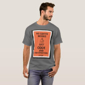 Kein Kaffee erforderlich - nur Code und Gespräche T-Shirt (Vorne ganz)